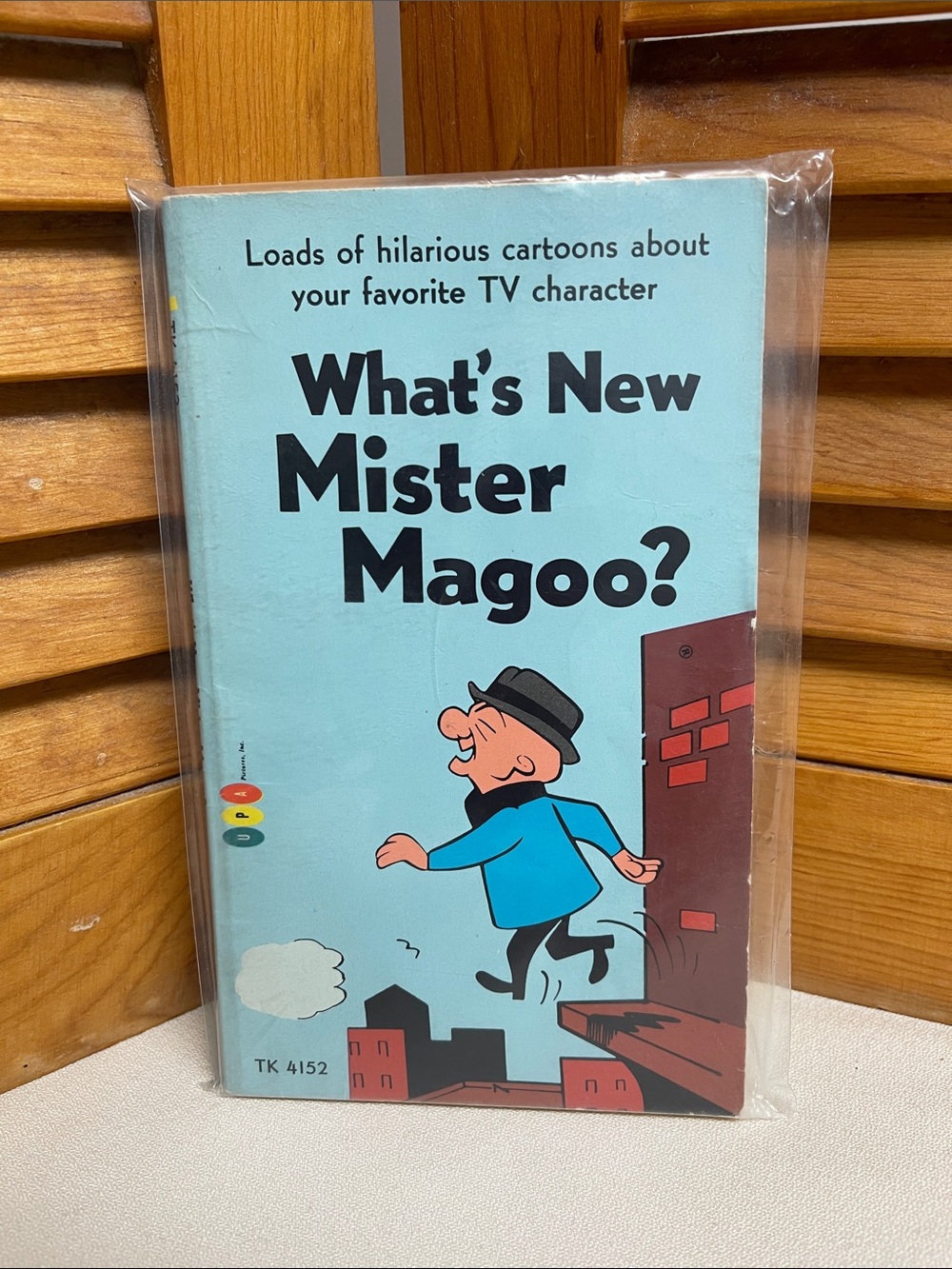 What's New Mister Magoo? Vintage Cartoon Paperback - Light Blue Cover 1977